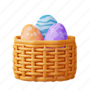 basket, eggs, easter, religion, rabbit, bunny, event 