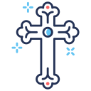 easter, cross, symbol, sign, religious, day