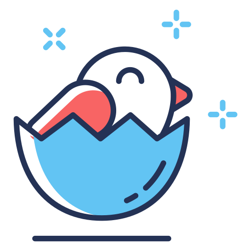 Egg, hatching, chick, chicken, bird, easter, day icon - Download on Iconfinder