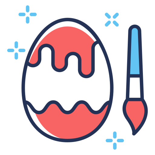 Egg, painting, paschal, easter, eggshell, day icon - Download on Iconfinder