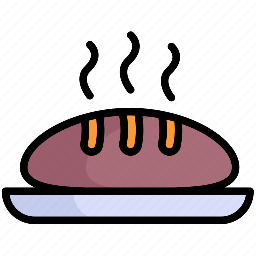 Breakfast, meal, food, bread, bakery, hot icon - Download on Iconfinder