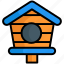 birdhouse, nest, bird, care, house, handmade 