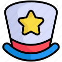 magician, fashion, magical hat, hat, clothing, star 