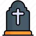 gravestone, cross, graveyard, religion, cemetery, grave