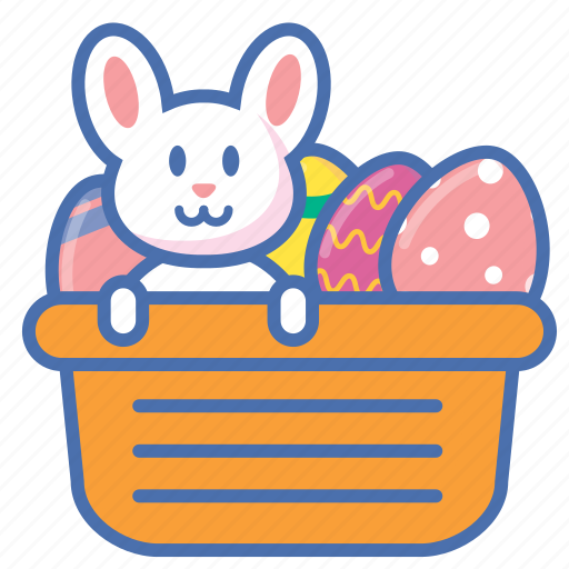 Basket, bunny, easter, egg, eggs, gift, present icon - Download on Iconfinder