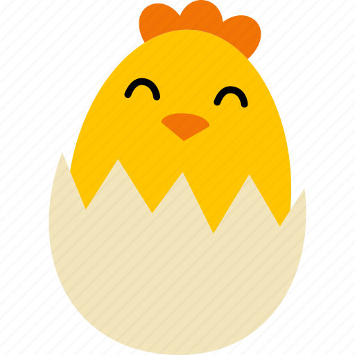 Easter, chick, egg, colorful, chicken, easter egg icon - Download on Iconfinder