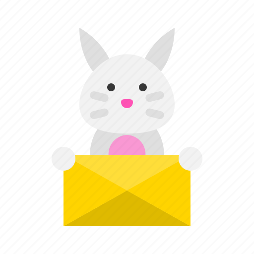 Bunny, easter, letter, mail, rabbit icon - Download on Iconfinder