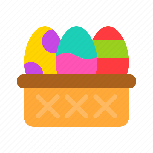 Basket, easter, egg, food icon - Download on Iconfinder