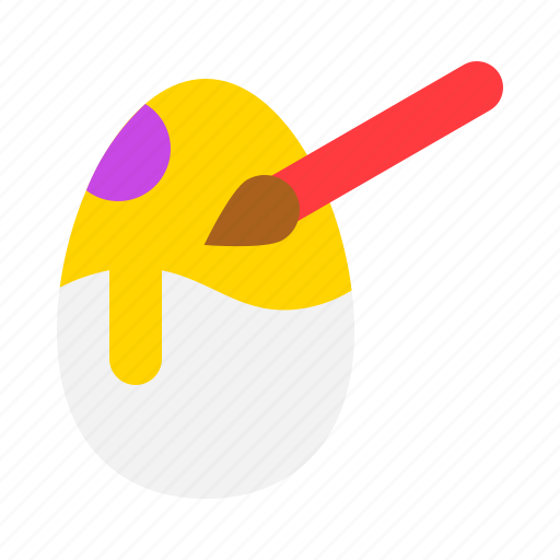 Art, easter, egg, paint, paintbrush icon - Download on Iconfinder