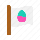 easter, egg, flag, sign