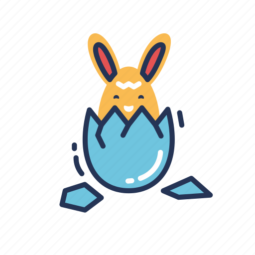 Bunny, easter, egg, holiday icon - Download on Iconfinder