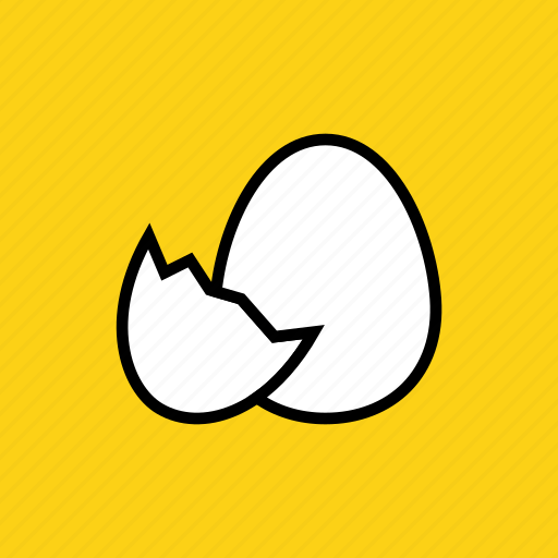 Chickling, easter, egg, hatch, shell icon - Download on Iconfinder