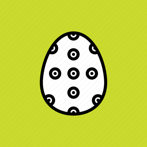 Decorated, decoration, dots, easter, egg, paschal icon - Download on Iconfinder