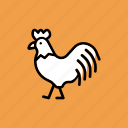 bird, chicken, farm, hen, livestock, rooster