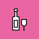 bottle, celebrate, celebration, drink, glass, wine, hygge