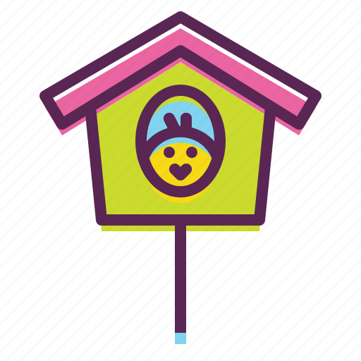 Birdhouse, chicken, chickling, easter, home, nest icon - Download on Iconfinder