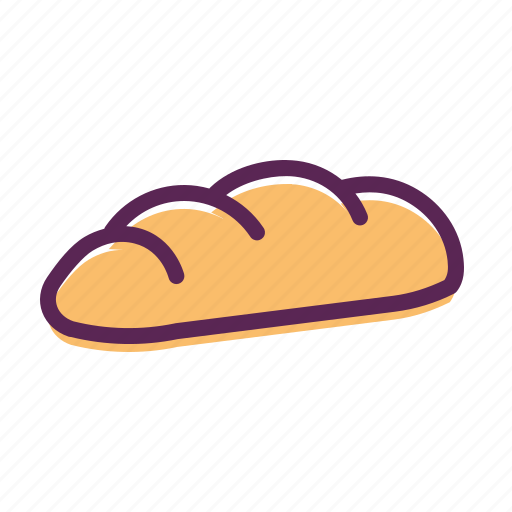 Bake, bakery, bread, breakfast, gluten, slice, wheat icon - Download on Iconfinder