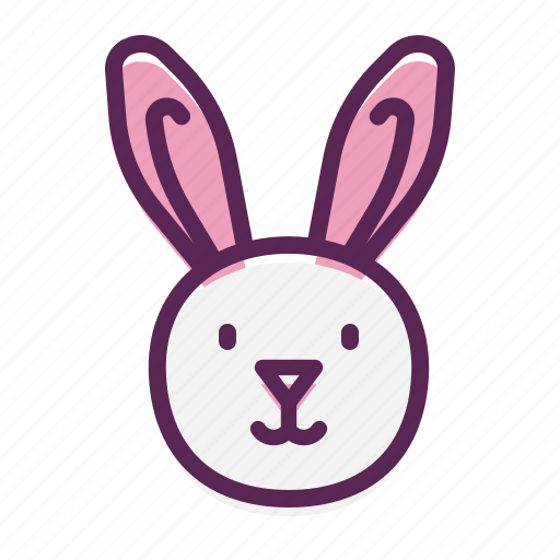Bunny, cute, easter, happy, rabbit, animal icon - Download on Iconfinder
