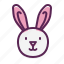 bunny, cute, easter, happy, rabbit, animal 