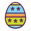 decorated, decoration, dots, easter, egg, paschal, stripes 