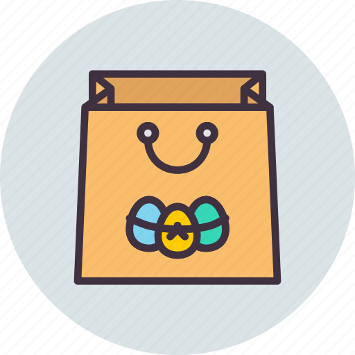 Bag, easter, festival, holiday, purchase, shopping, delivery icon - Download on Iconfinder