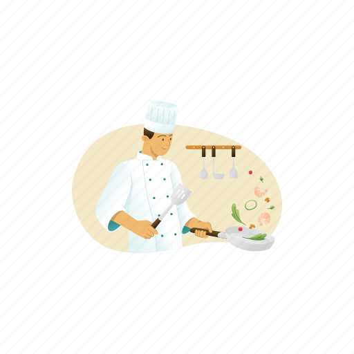 Chef, cooking illustration - Download on Iconfinder
