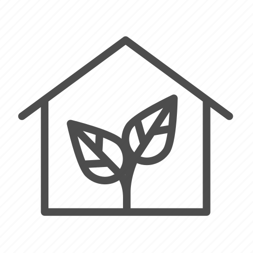 Eco, green, home, house, leaf, save, tree icon - Download on Iconfinder