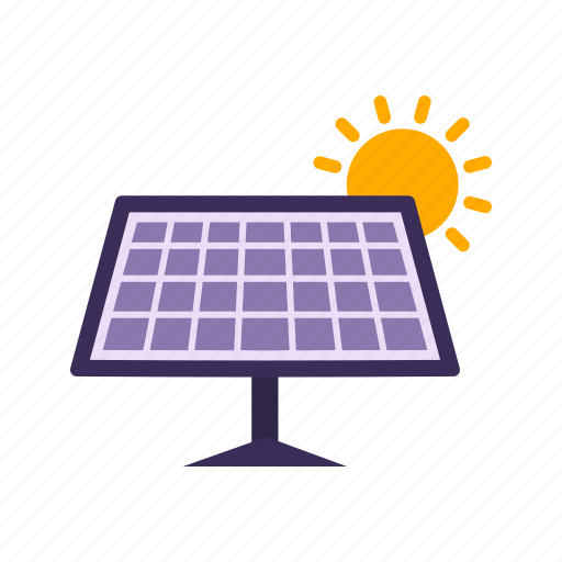 Electricity Energy Solar Energy Solar Panel Icon