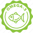 green, label, omega 3, oils