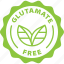 green, label, glutamate free 