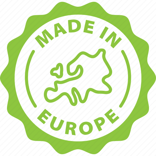 Made in europe, green, stamp, label icon - Download on Iconfinder