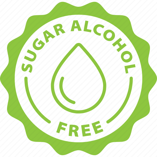 Sugar alcohol free, label, tag, green, stamp icon - Download on Iconfinder