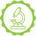 green, label, microscope, research, science, laboratory, lab