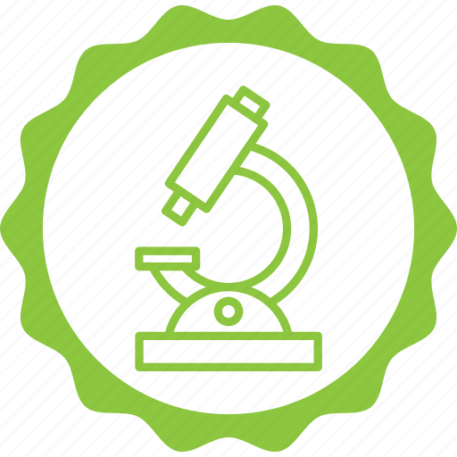 Green, label, microscope, research, science, laboratory, lab icon - Download on Iconfinder