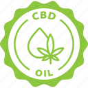 green, label, cbd oil, cbd, drops, medical, hemp