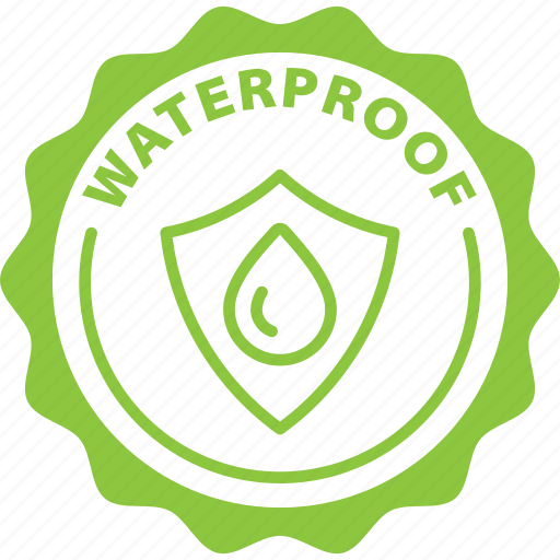 Green, label, waterproof icon - Download on Iconfinder