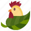 eco, chicken, organic, food, ecology, environment, leaf, hen 