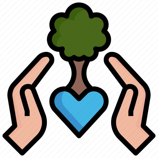 Nature, love, ecology, save, environment, hand icon - Download on Iconfinder