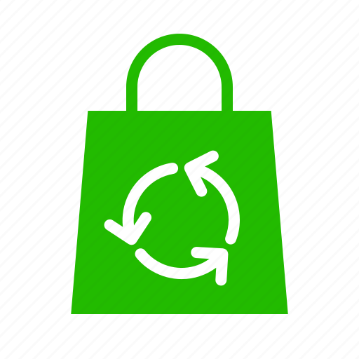 Bag, recycle, plastic, reusable icon - Download on Iconfinder