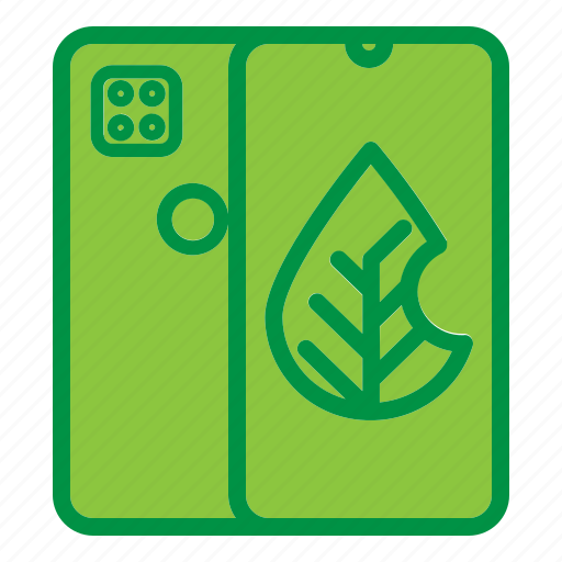 Eco, gadged, green, phone icon - Download on Iconfinder