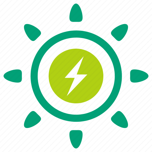 Clean energy, clean power, electric, green energy, solar, solar power, sun icon - Download on Iconfinder