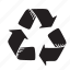 recycle, recycling, three, sign, recycle symbol 