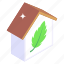 eco house, eco home, green home, hut, chalet 