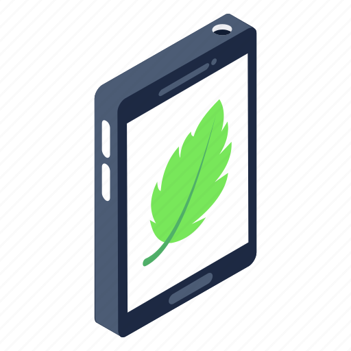 Online eco, eco app, ecology, online botany, leaf icon - Download on Iconfinder
