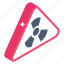 danger, biohazard, nuclear hazard, caution, fan 
