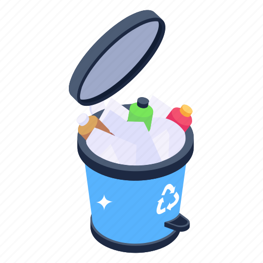 Dustbin, garbage can, trash bin, recycle bin, rubbish bin icon - Download on Iconfinder