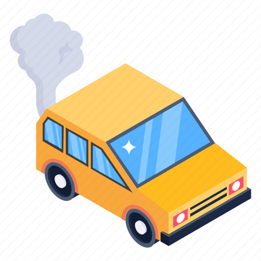 Smoke, traffic pollution, car, road pollution, environmental pollution icon - Download on Iconfinder