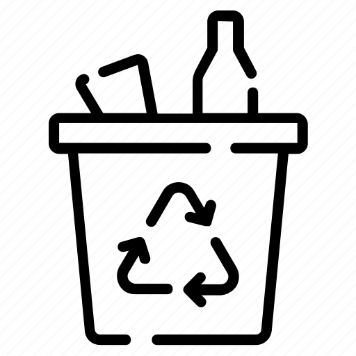 Waste, container, rubbish, recyclebin, basket, ecologicla, glass icon - Download on Iconfinder