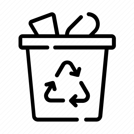 Waste, container, rubbish, recyclebin, basket, ecologicla, plastic icon - Download on Iconfinder