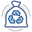 bag, recycle, recycling, trash, waste, bin, garbage 